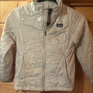 Patagonia Kids Quilted Jacket - Cream
